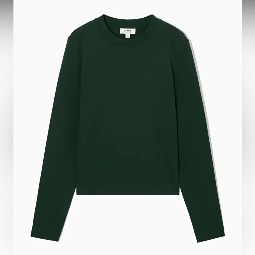 COS Regular fit Heavy fit long sleeved t shirt